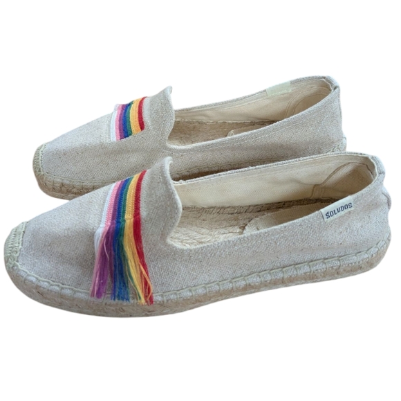 Soludos Shoes - Soludos Pride Smoking Slipper Espadrille Size 6.5